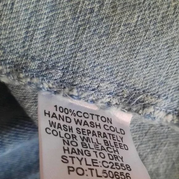 New Anthropologie Large L Umgee Light Wash Fringe Frayed Mini Denim Jean‎ Skirt - Picture 6 of 6